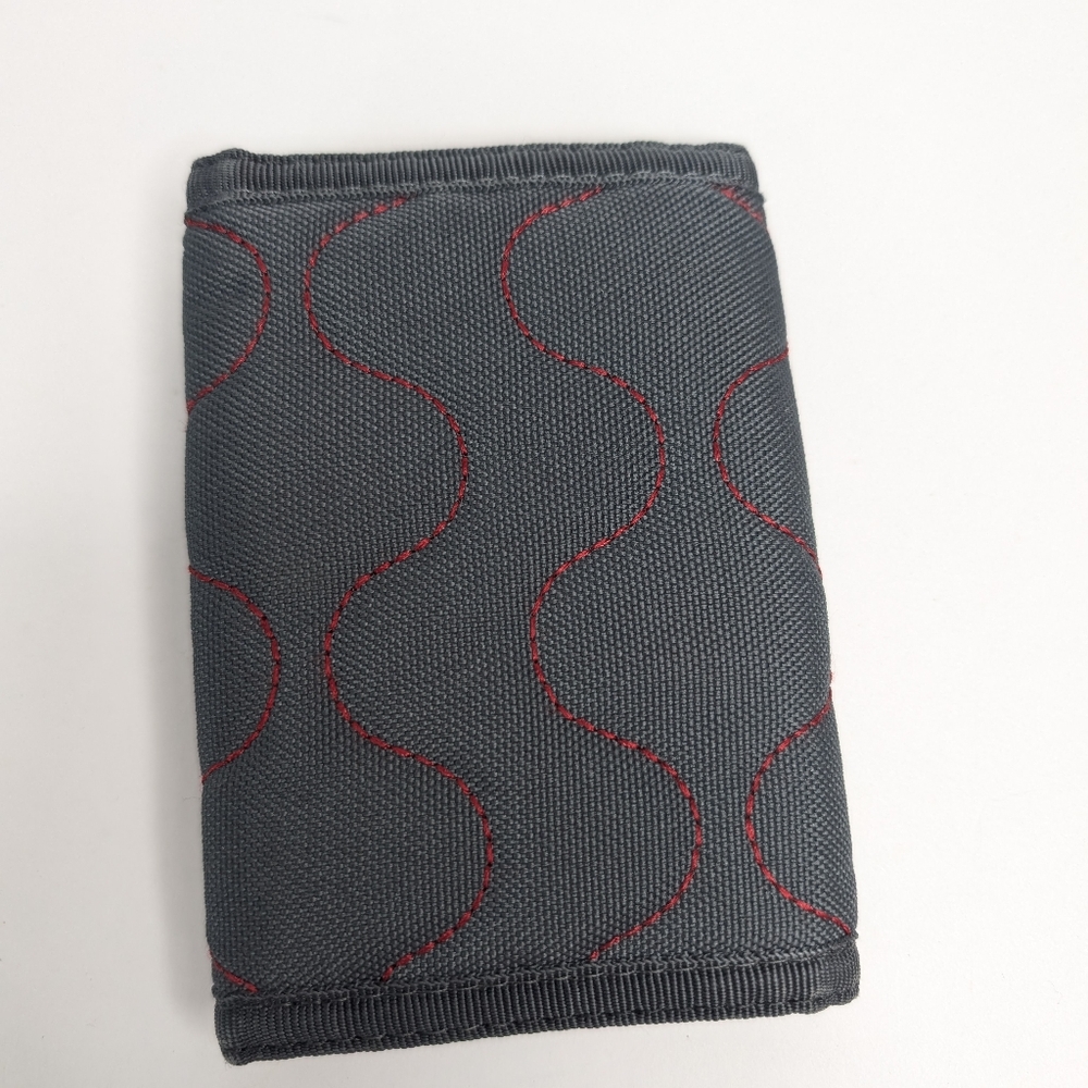 Puma Soft Grey Red Wallet Velcro Hook And Loop Mens One Size Retro - Picture 3 of 8